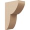 Ekena Millwork 4"W x 8"D x 12"H Classic Crestline Rough Cedar Woodgrain TimberThane Corbel, Primed Tan CORUR04X08X12CRERCPR - alternate 1